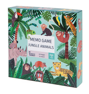 Petit Monkey Memo Game Jungle animals 48 pcs / 3yrs+