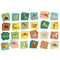 Petit Monkey Memo Game Jungle animals 48 pcs / 3yrs+