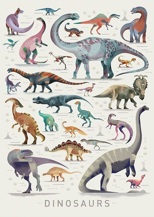 Dieter Braun poster Dinosaur 50 x 70 cm