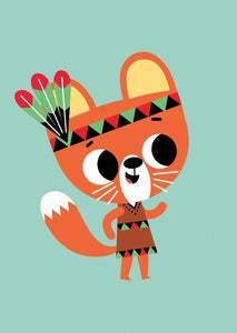 Petit Monkey postcard Indian squirrel