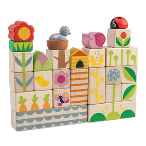 Tender Leaf Toys blocks garden 18 months +
