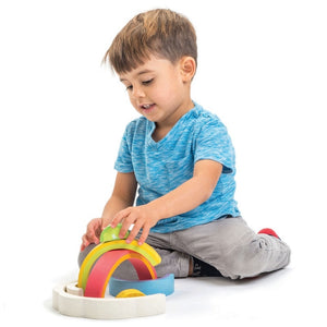 Tender Leaf Toys rainbow tunnel 18 months +
