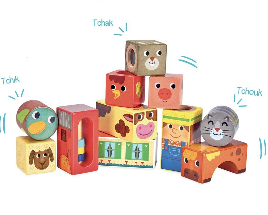 VILAC musical blocks farm 18 months+
