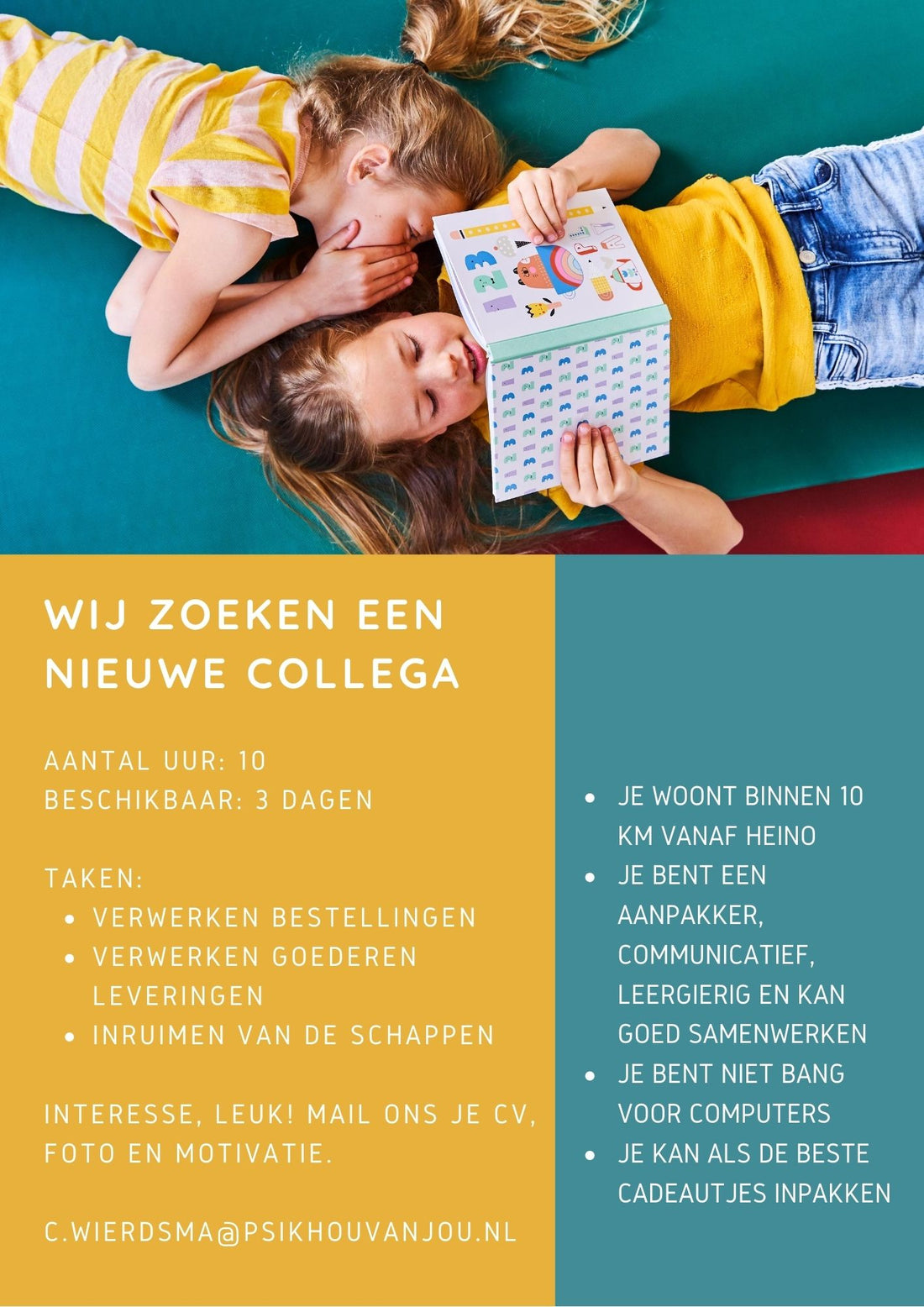 Vacature Allround Webshop Medewerker