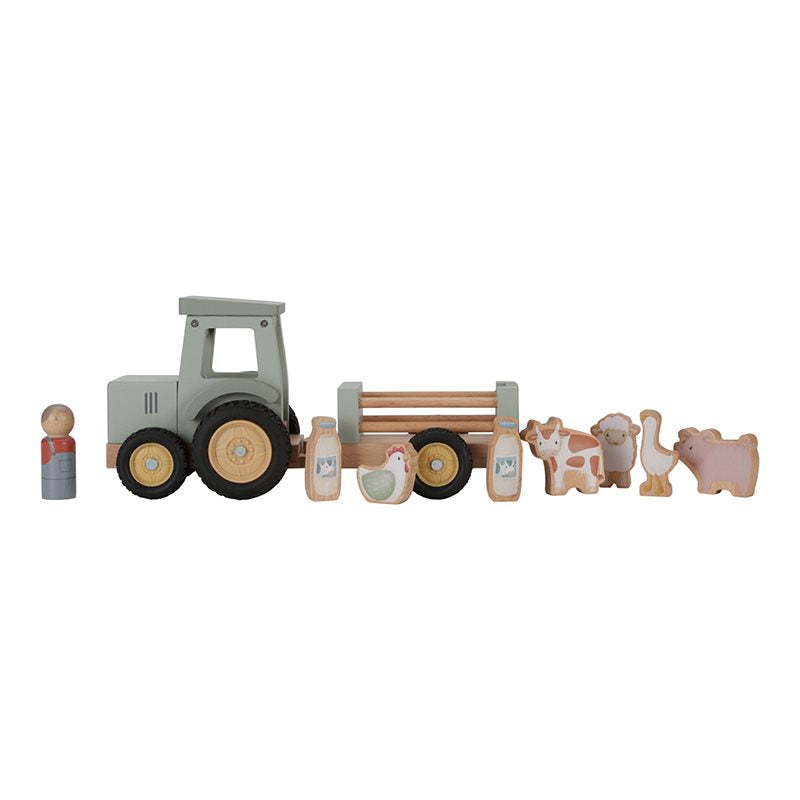 Little Dutch tractor met trailer Little Farm 18 mnd+LD7149c