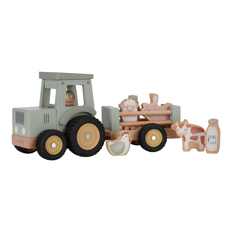 Little Dutch tractor met trailer Little Farm 18 mnd+LD7149
