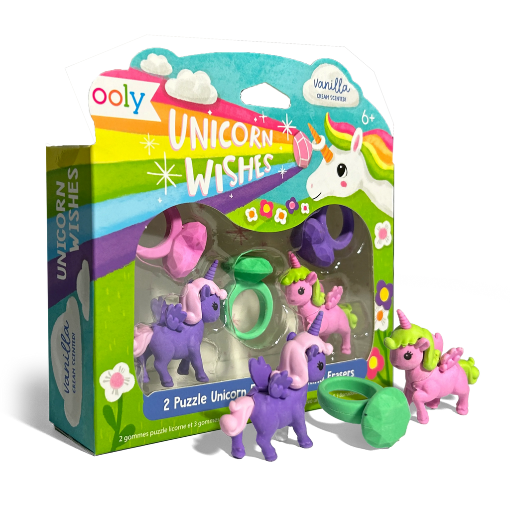 OOLY unicon wishes scented erasers 6 jr+