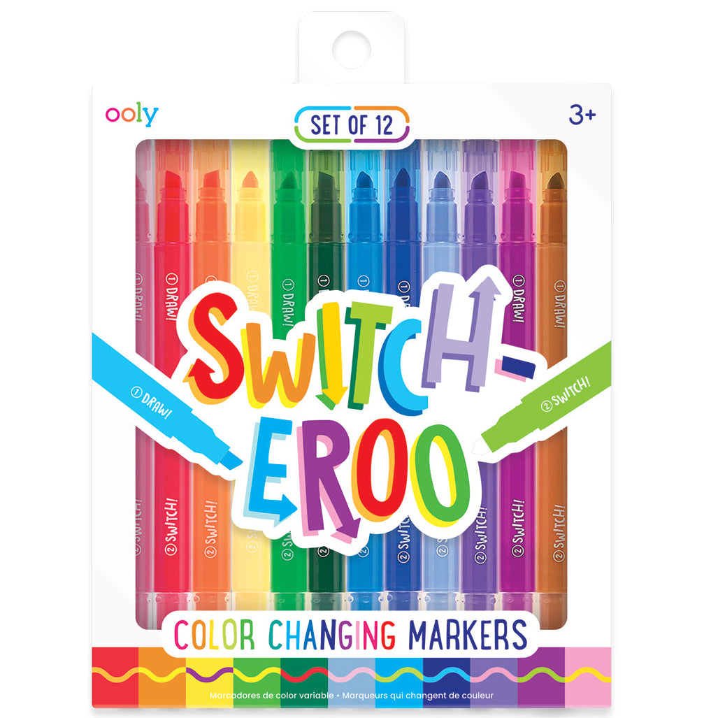 OOLY switcheroo markers 12 stks 3 jr+