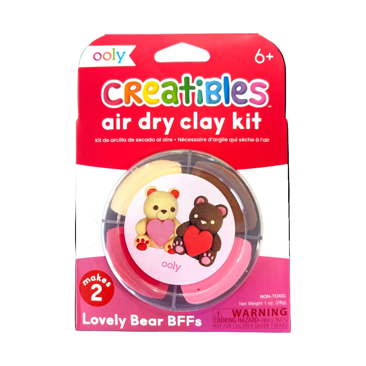 OOLY creatibles set Lovely bears 6 jr+
