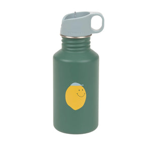 Lassig stainless steel drinkfles happy fruits lemon