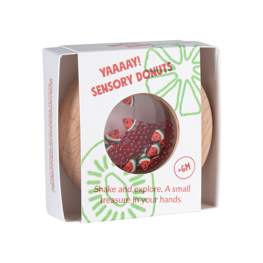 Buy Petit Boum sensorische donut watermeloen 6 mnd +