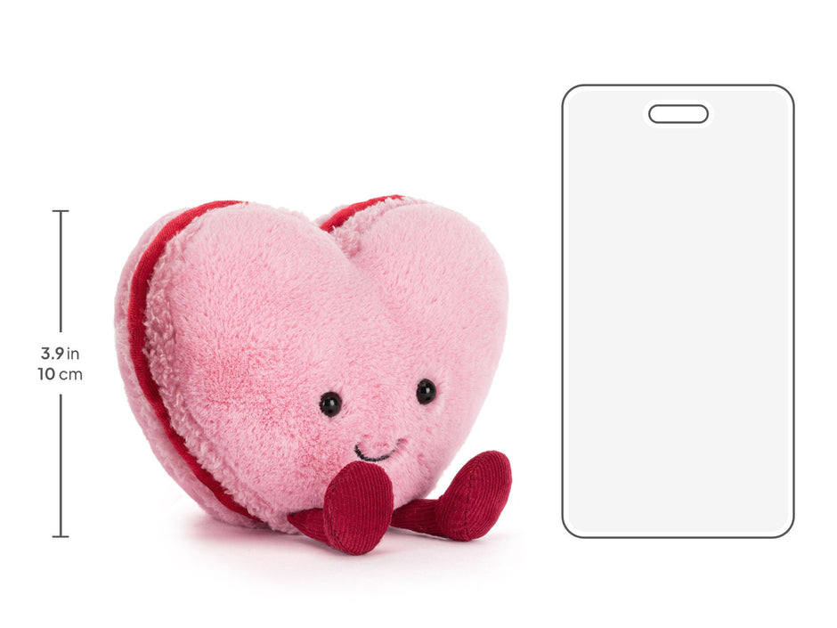 Jellycat knuffel Amuseable Colette Heart Macaron