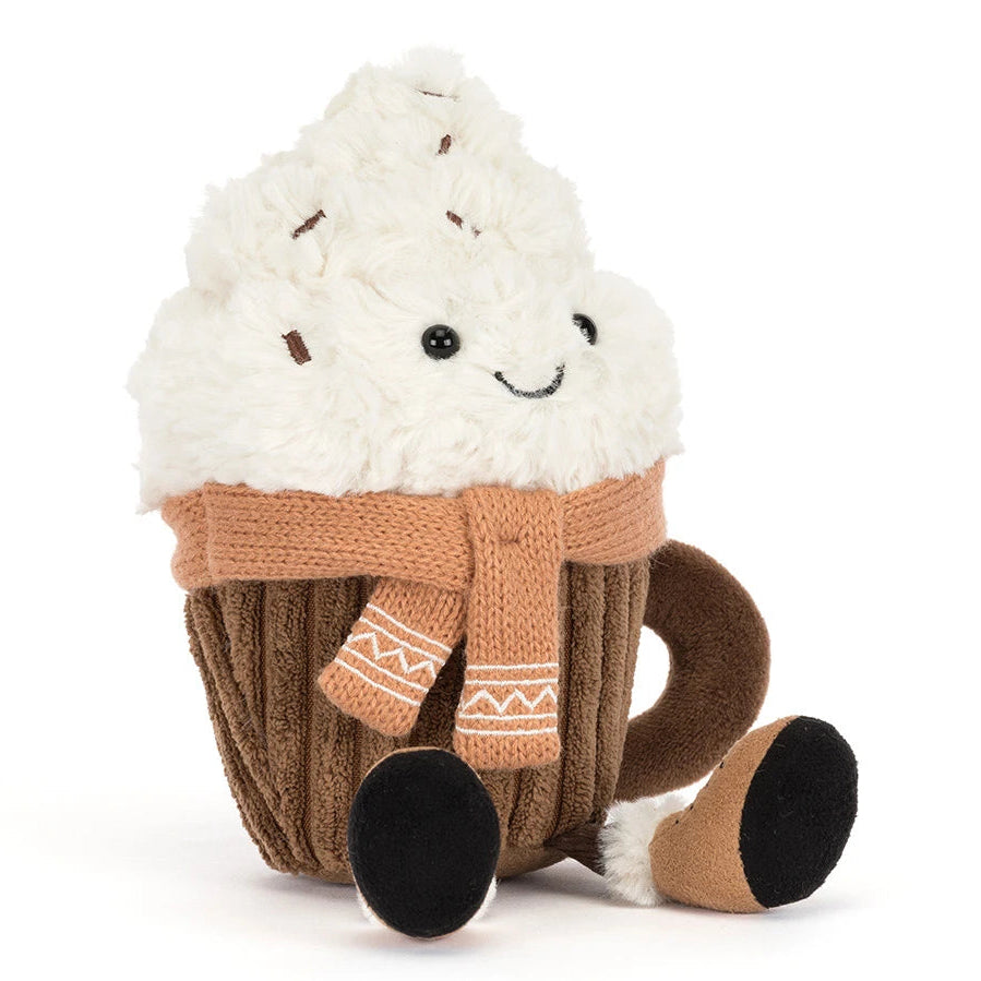Jellycat knuffel Amuseables Scarffles Hot Chocolate