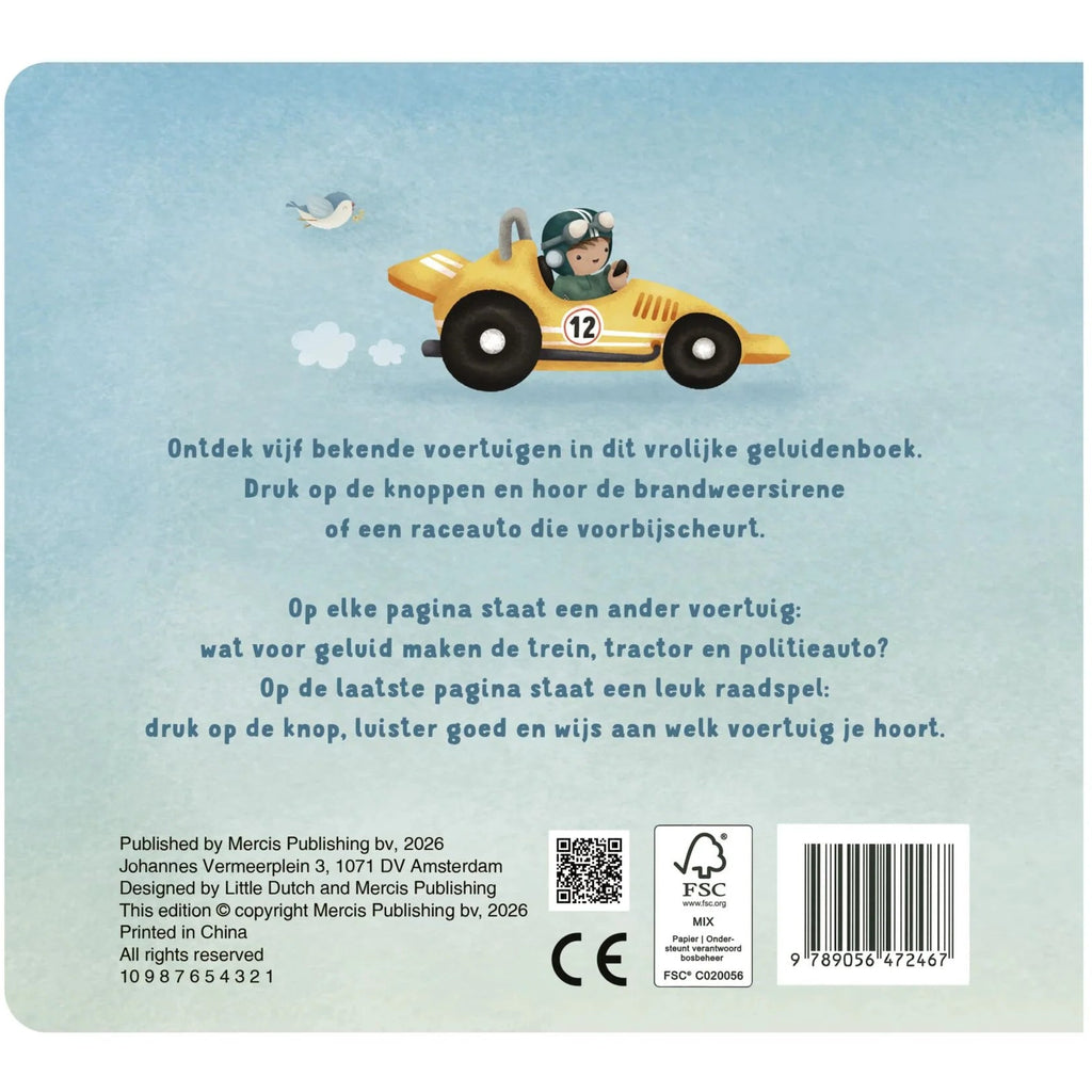 Little Dutch geluidenboek voertuigen 1 jr+ BK015