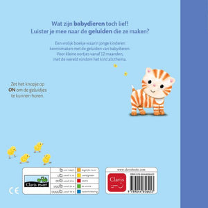 Babydieren - geluidenboek 1 jr+