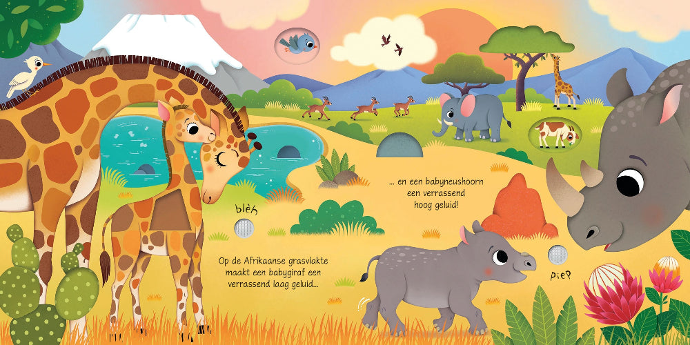 Babydieren - geluidenboek 1 jr+UA00692d