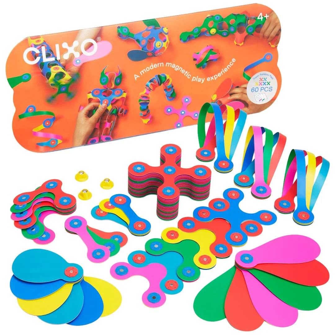 CLIXO super rainbow pack 60 pcs 4 jr+