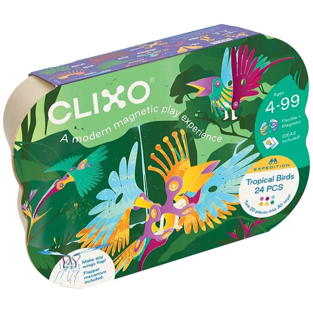 Buy CLIXO tropical birds 24 pcs 4 jr+