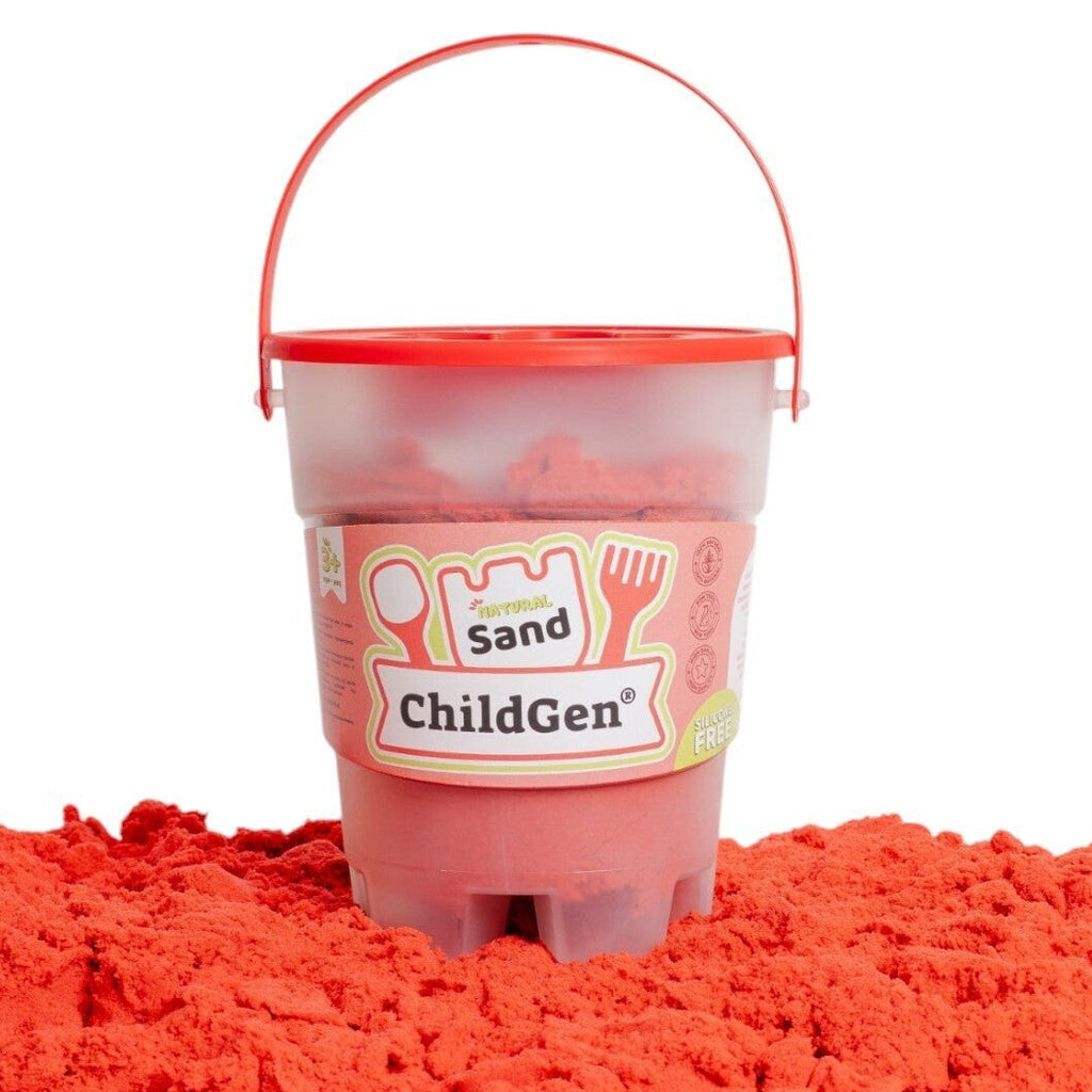 ChildGen speelzand rood 500g 3 jr+