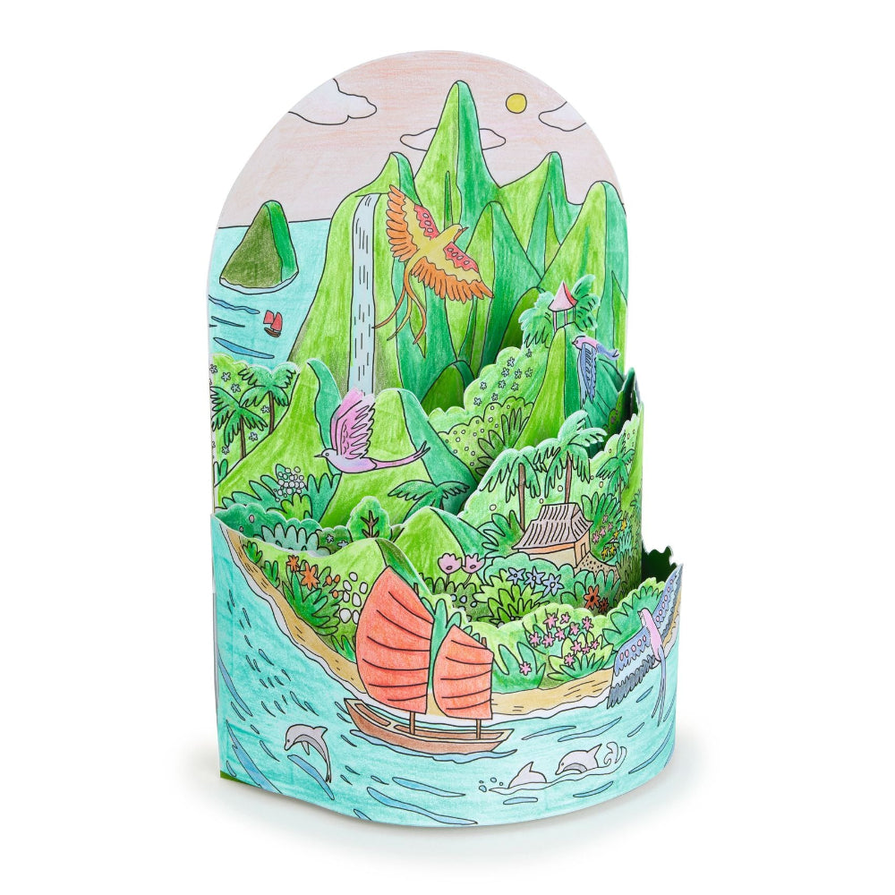 DJECO 3D kleuren On top of my island 8 jr+