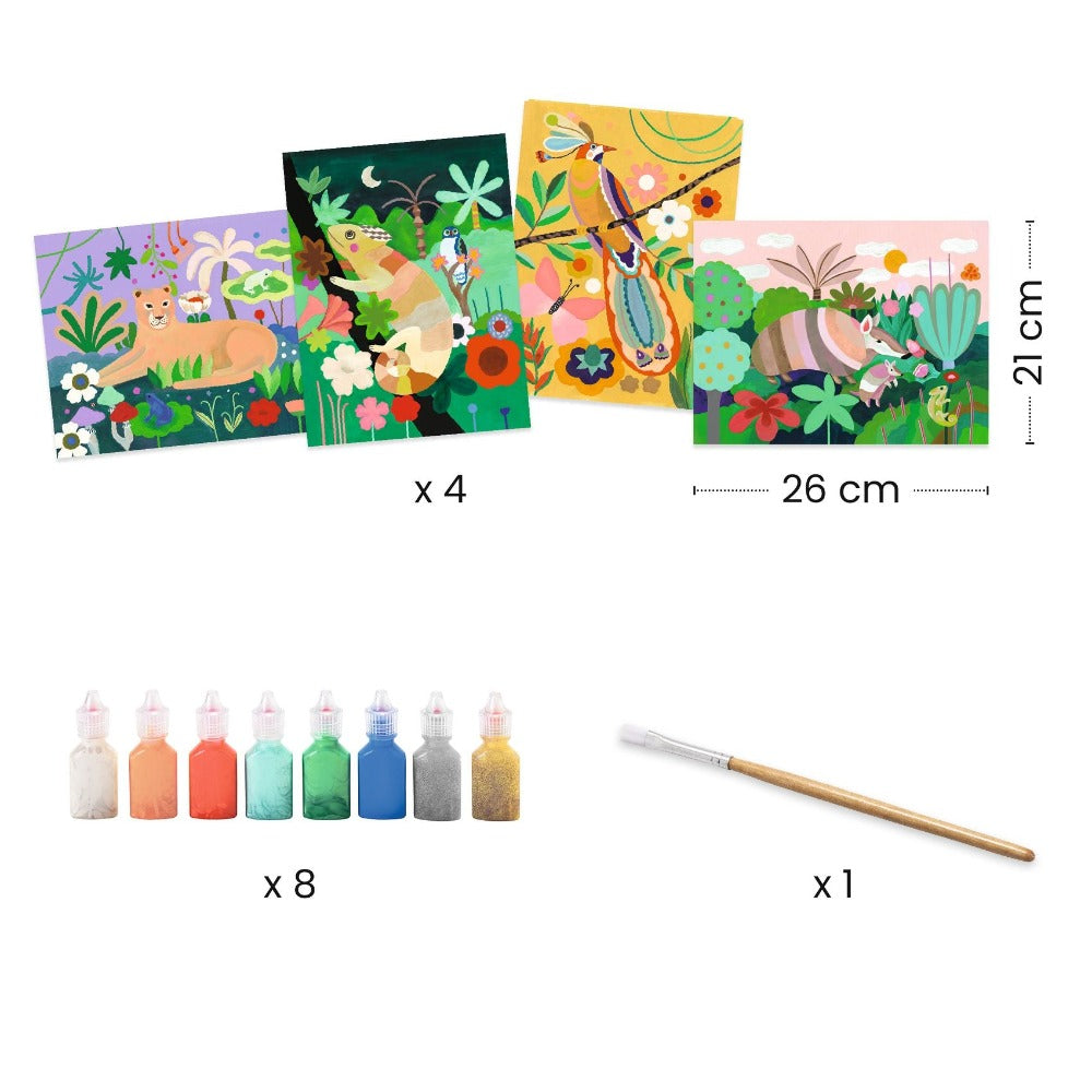 DJECO 3D verven tropical forest 7-12 jr