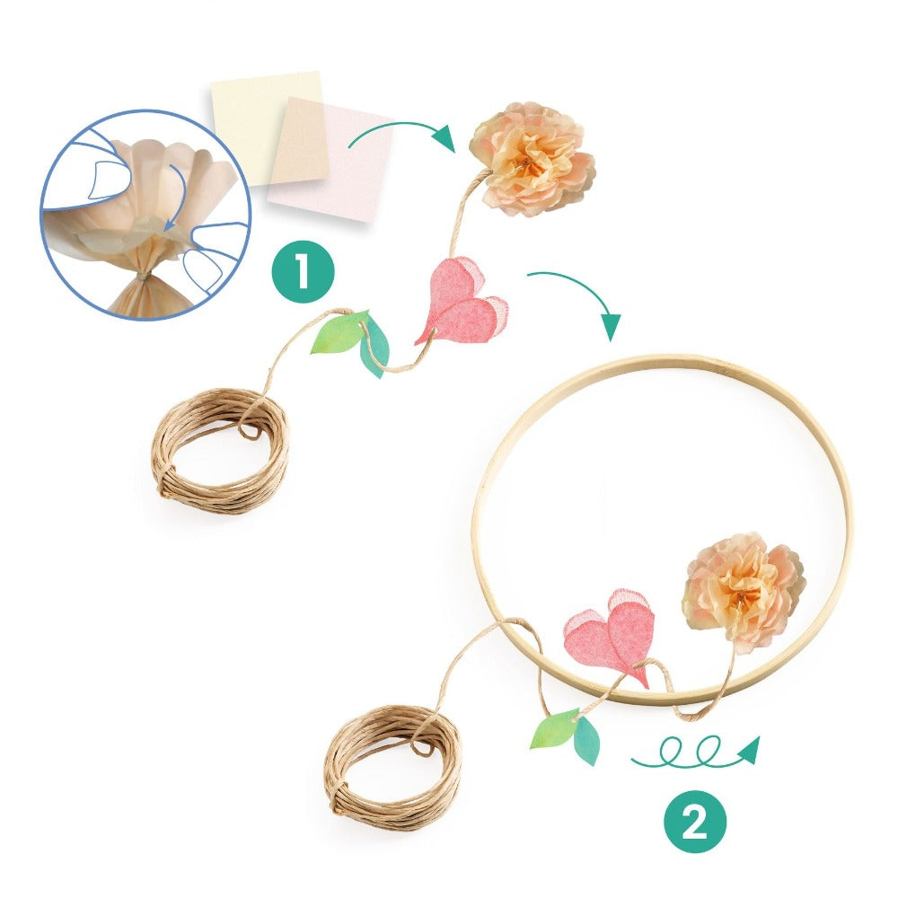 DJECO DIY bloemenkrans maken Dalia 7 jr+