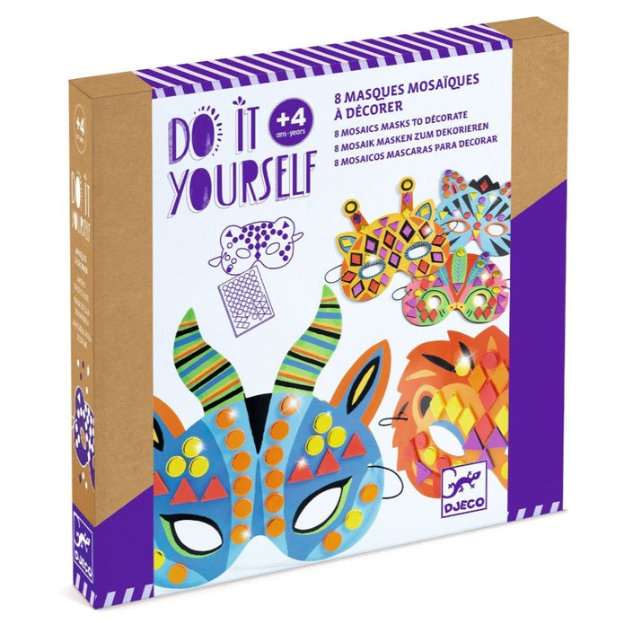 DJECO DIY maskers maken Jungle dieren 4 jr+