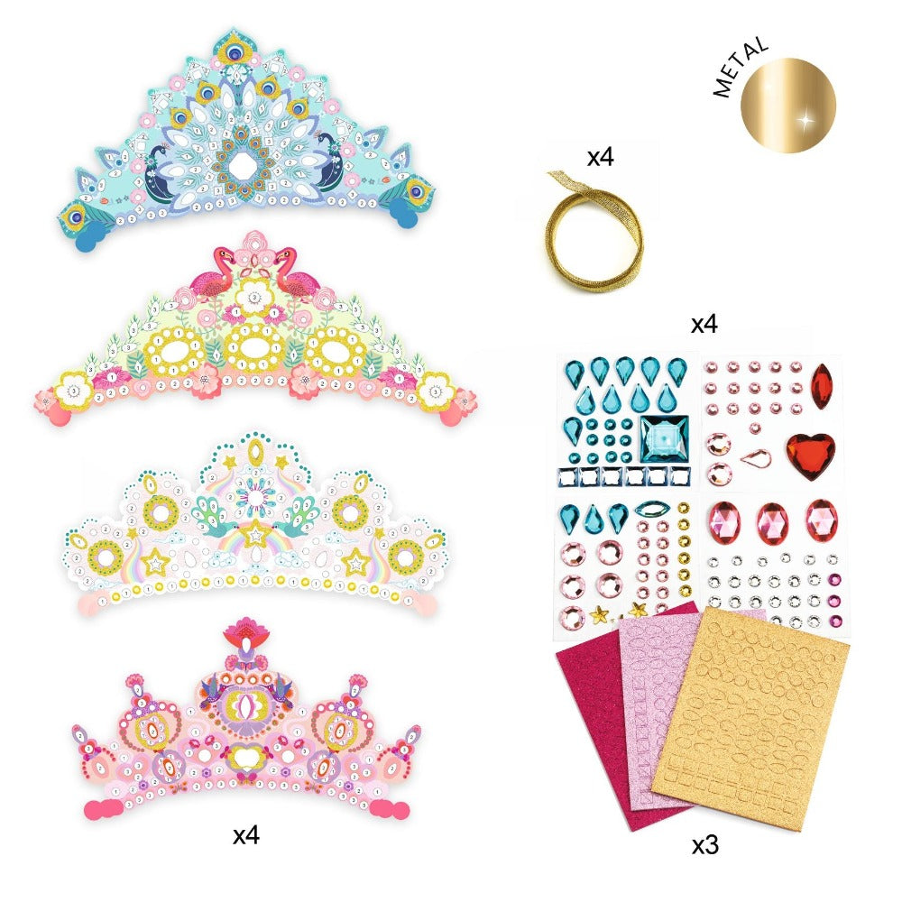 DJECO DIY tiara's maken Prinses 5 jr+