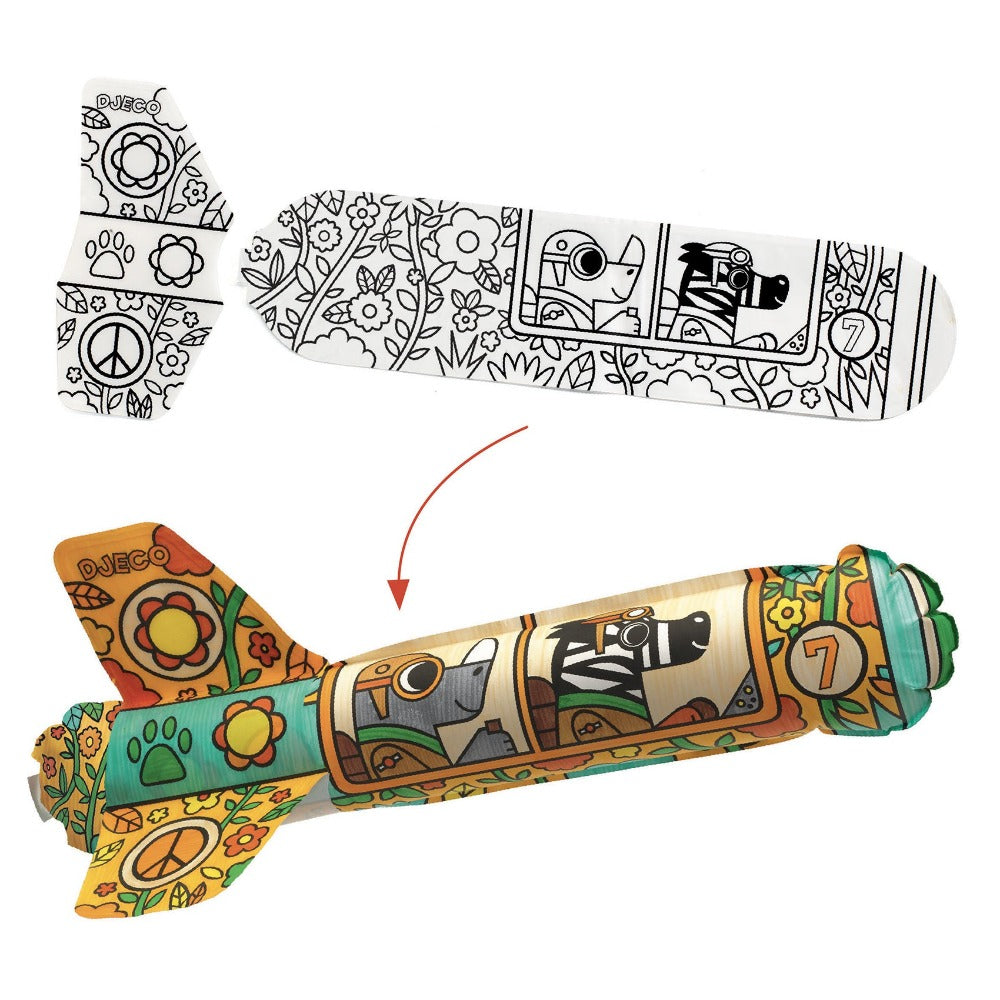 DJECO DIY vliegende raketten To the sky 4 jr+ 3070900079489