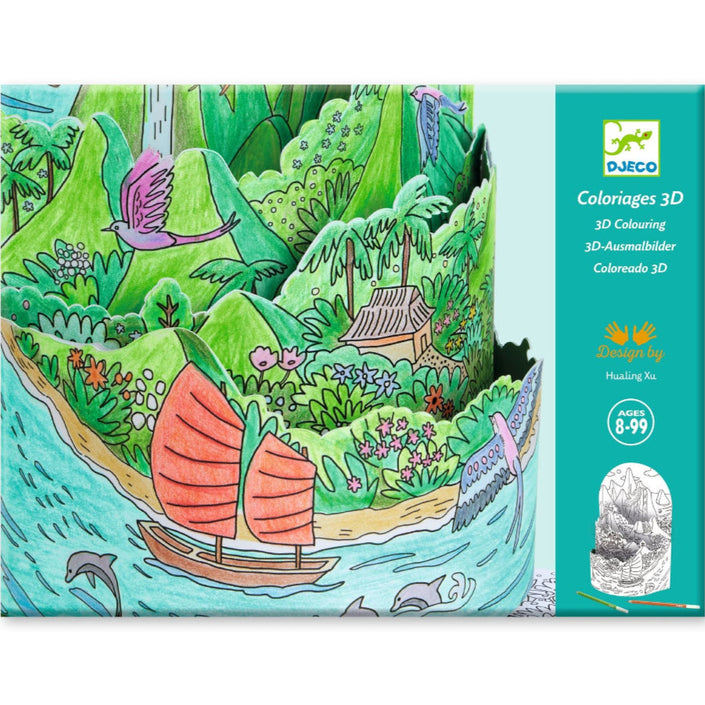 DJECO 3D kleuren On top of my island 8 jr+4