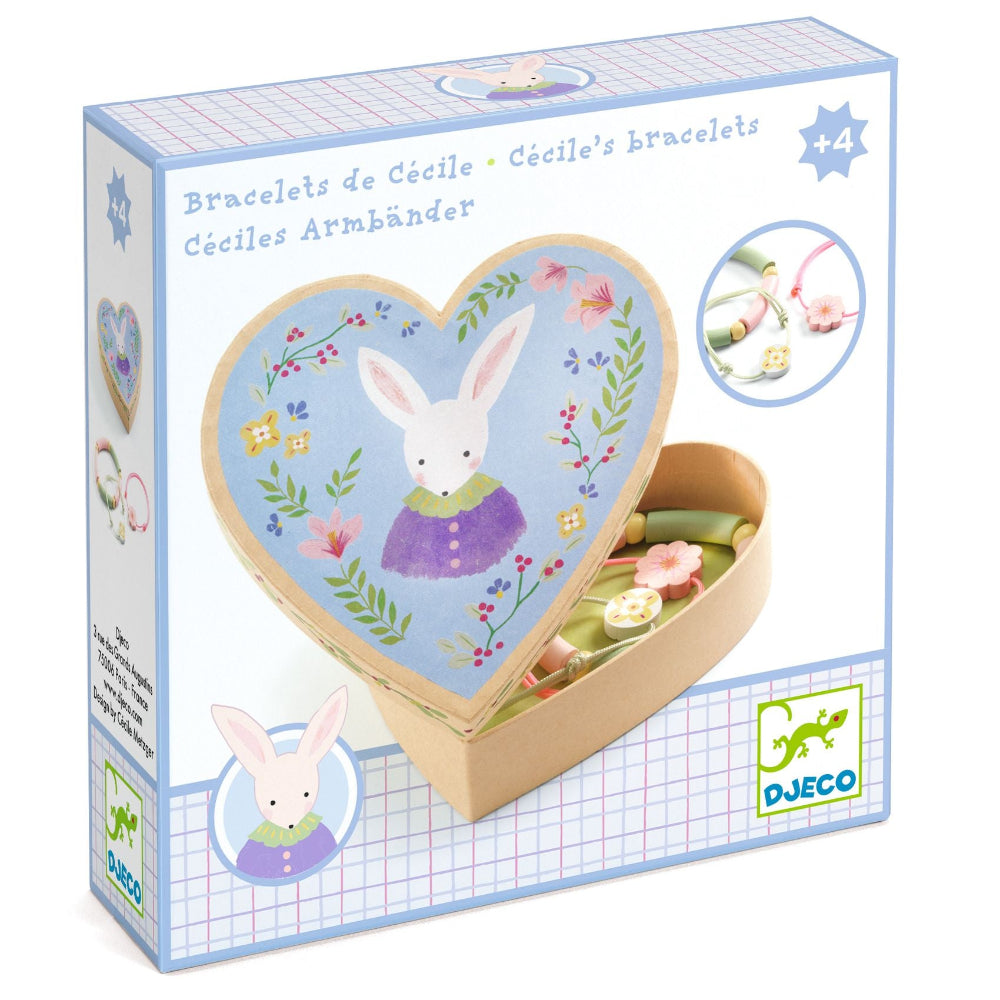 DJECO Cecile's armbandjes 4 jr+ hout + karton