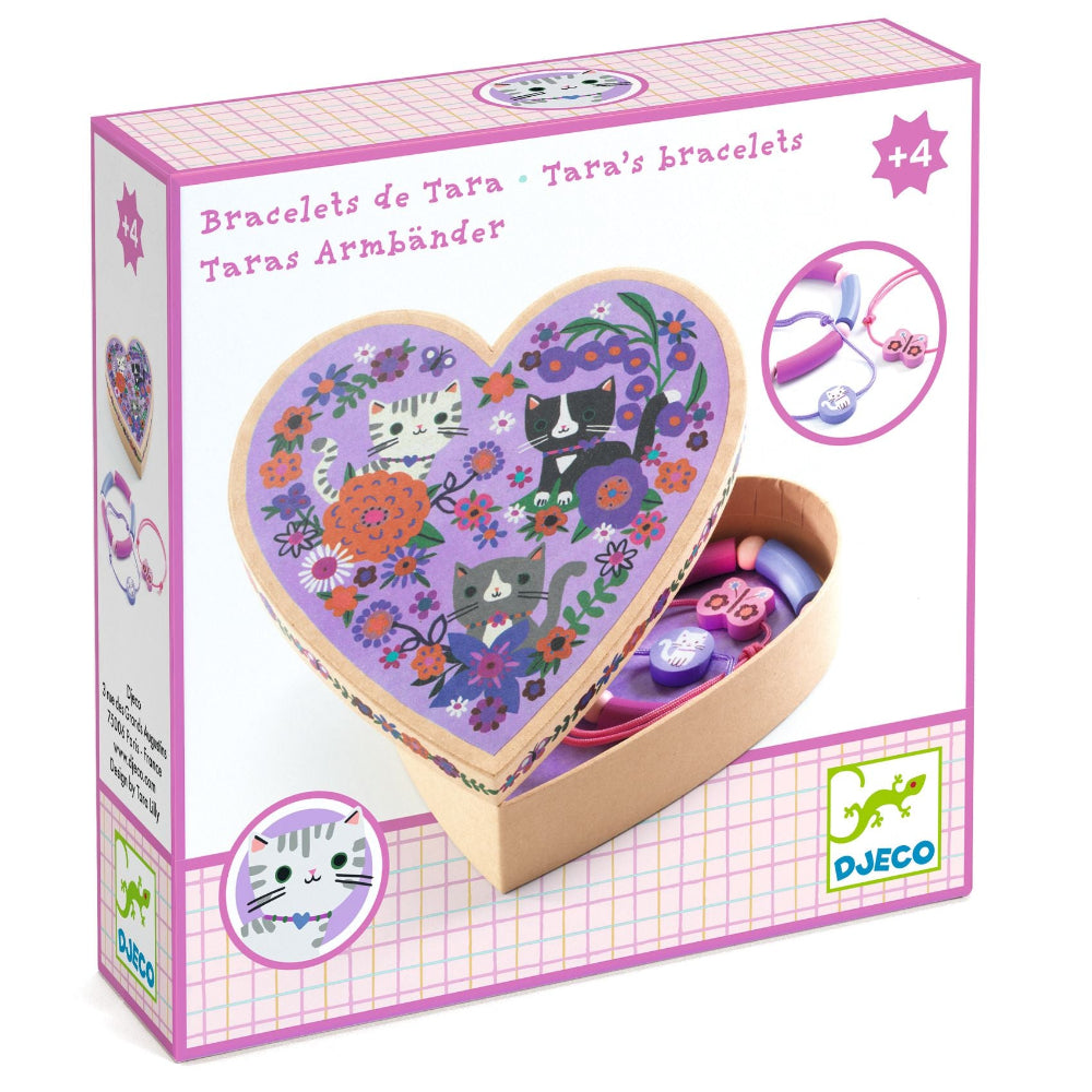 DJECO Tara's armbandjes 4 jr+ hout + karton