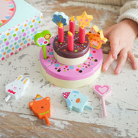 DJECO happy birthday verjaardagstaart 3 jr 3070900055124 g