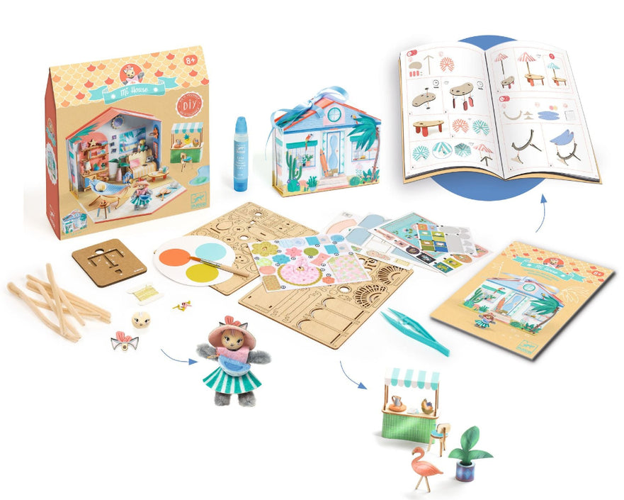 DJECO knutselset Mijn Huis Mia 8jr+DJ08034c