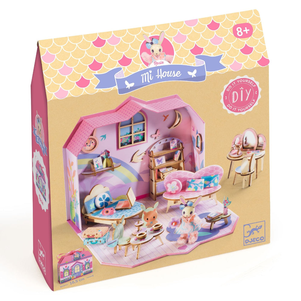 DJECO knutselset Mijn Huis Rosie 8jr+DJ08033