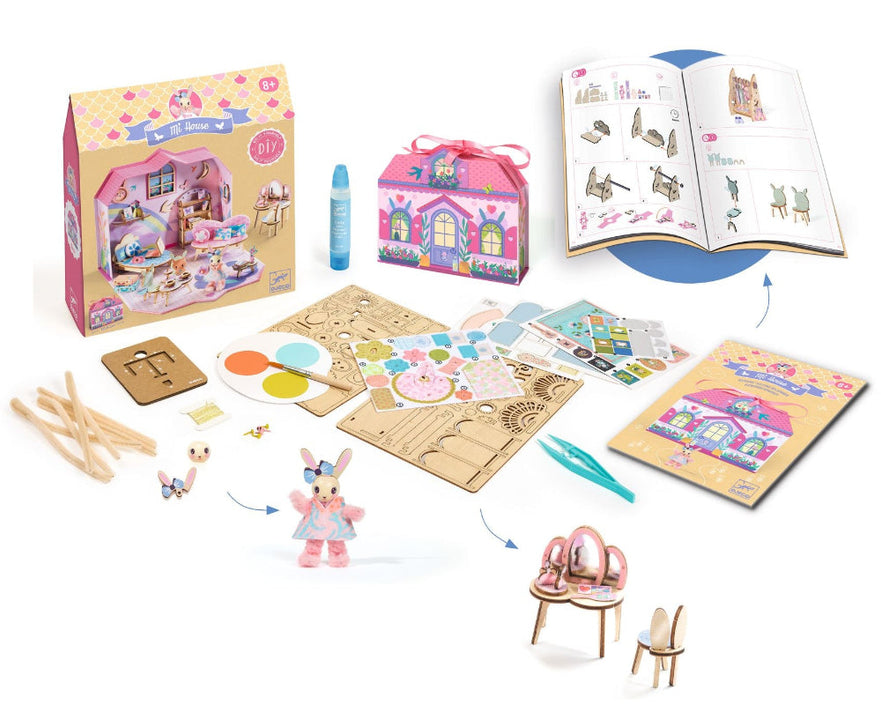 DJECO knutselset Mijn Huis Rosie 8jr+DJ08033c