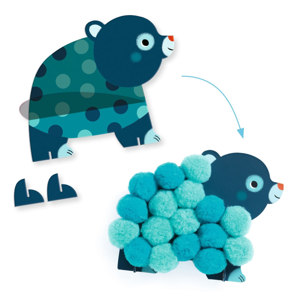 Buy DJECO pompons knutselset dieren 18 mnd+
