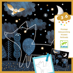 DJECO prikkaarten dieren 3 jr+