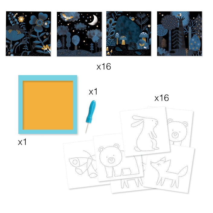 DJECO prikkaarten dieren 3 jr+