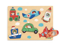 DJECO puzzel Coucou Vroum voertuigen 18 mnd+DJ01063b