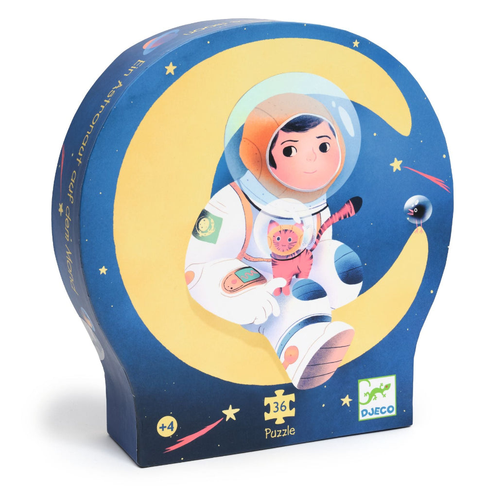 DJECO puzzel astronaut op de maan 4 jr / 36 stks