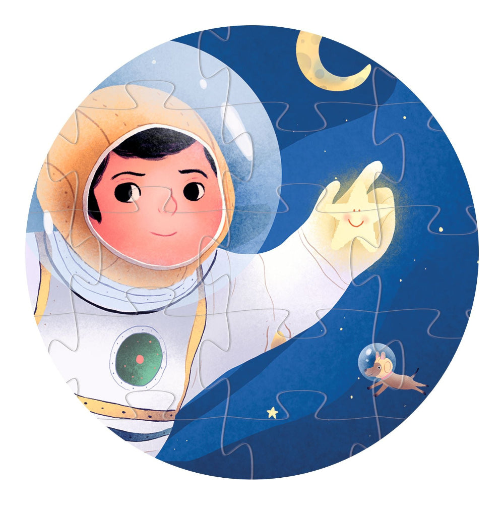 DJECO puzzel astronaut op de maan 4jr 36stks 3070900073012 c