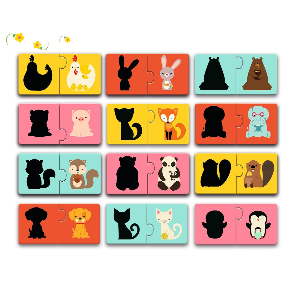 Buy DJECO puzzel duo dierenschaduwen 2 jr+