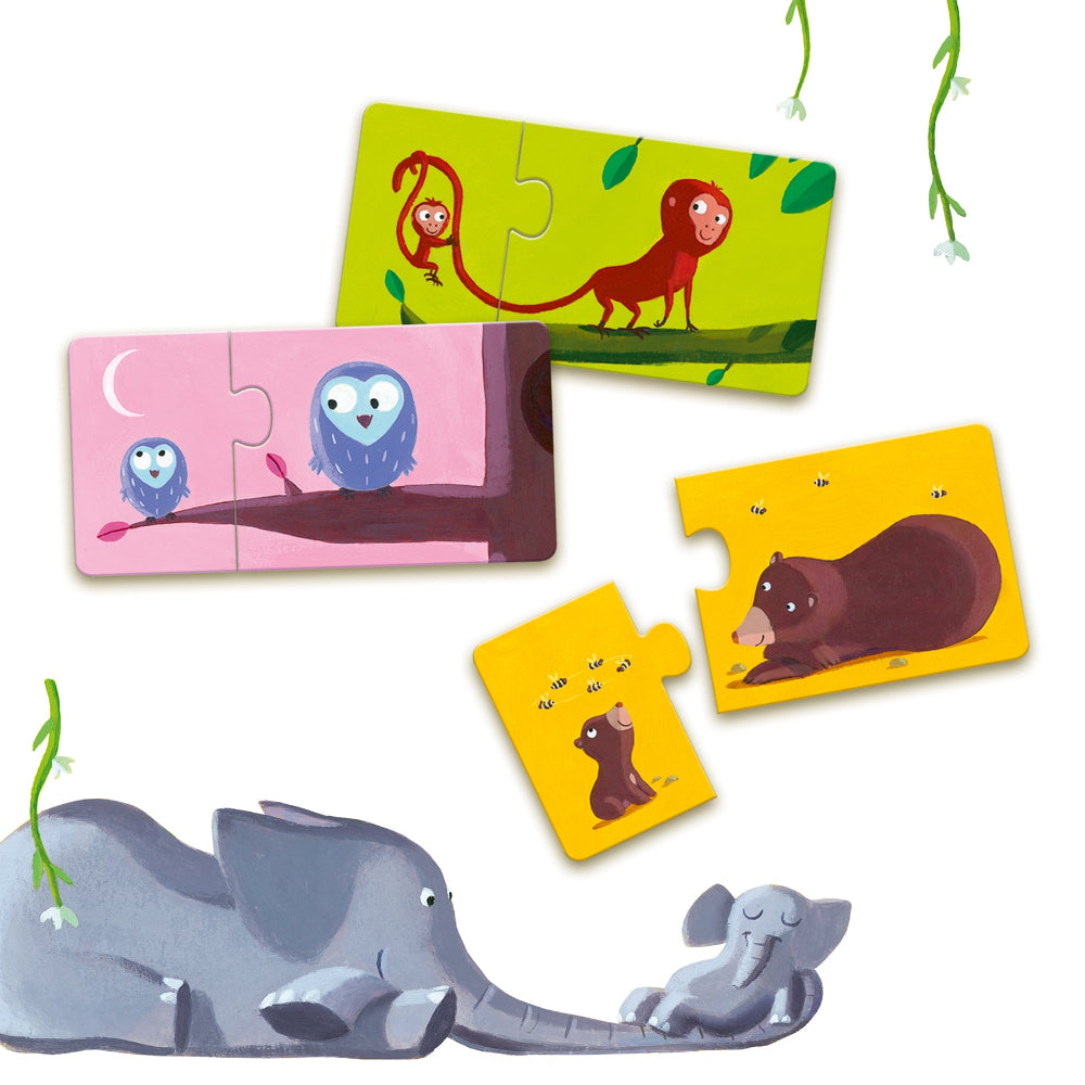 DJECO puzzel duo mama en baby 2 jr+DJ08157b