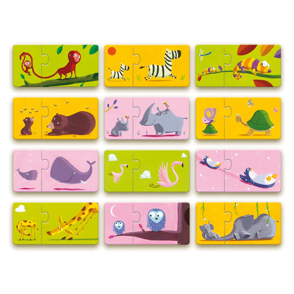 DJECO puzzel duo mama en baby 2 jr+ 3070900081574