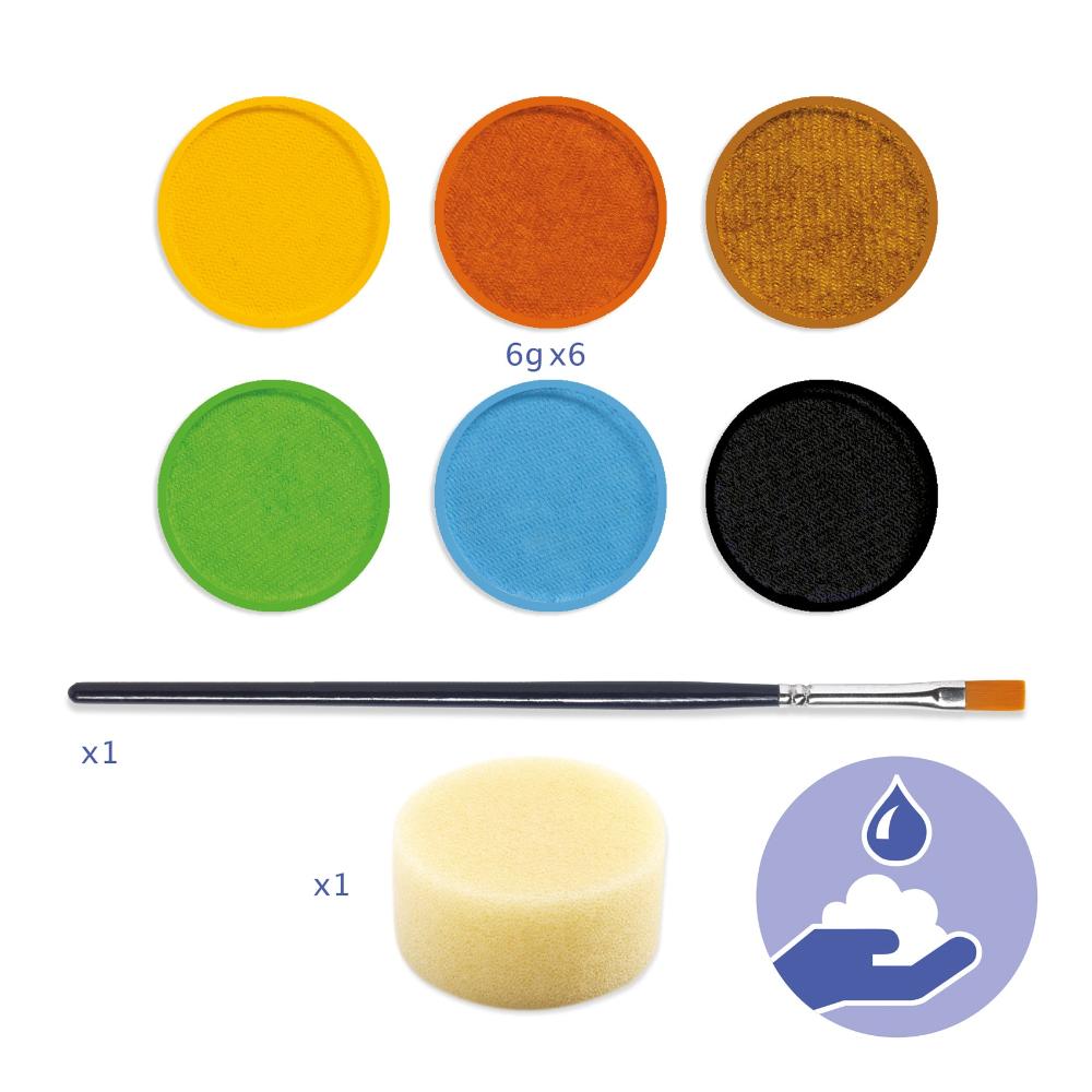Buy DJECO face paint set nature 6 colors