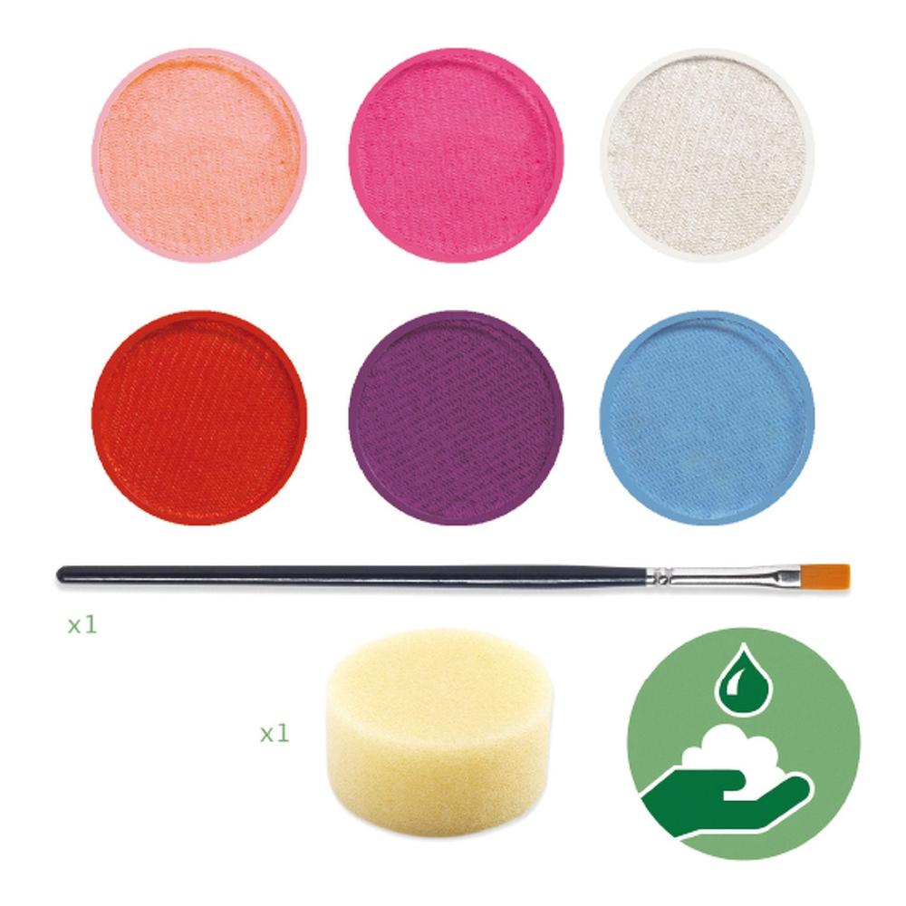 DJECO face paint set sweet 6 colors