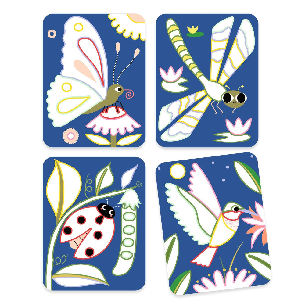 DJECO verfset met palet Creepy crawlies 3 jr+4