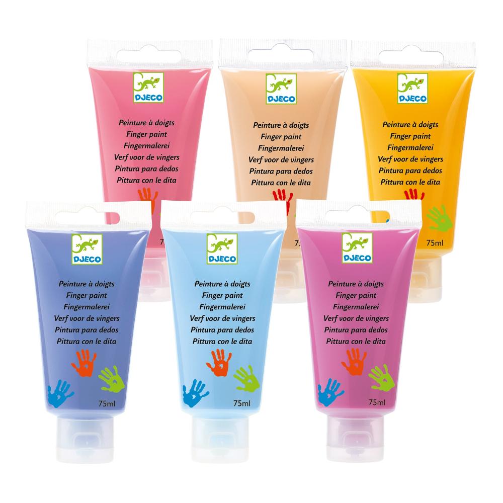 Buy DJECO finger paint sweet 6 x 75ml