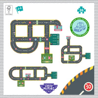 DJECO vloerpuzzel autoweg Crazy Motors 3 jr+DJ05498c